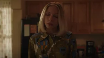 Tory Burch Women's Silk Twill Shirt worn by Kate Keller (Tavi Gevinson) as seen in Gossip Girl (S02E04)