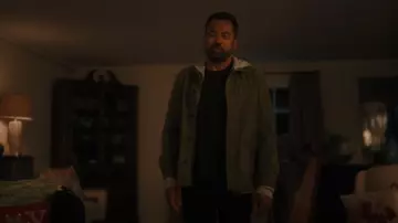 Reiss Conley Cotton Overshirt worn by Simon Choksi (Kal Penn) as seen in The Santa Clauses (S01E05)