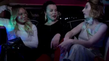 Baublebar Sesilia Feather Drop Earrings worn by Lauren Heller (Molly Kate Bernard) as seen in Younger (S06E11)