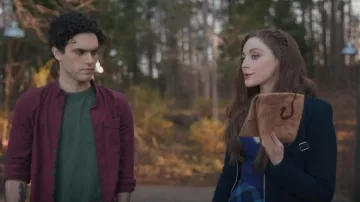 Silbatos Chaqueta de jersey con cremallera usada por Hope Mikaelson (Danielle Rose Russell) como se ve en Legacies (S03E13)