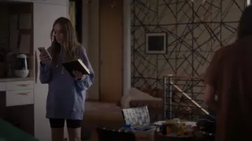 Acne Studios Fonbar Hoodie In Pale Purple worn by Tess Van De Berg (Jamie Clayton) as seen in The L Word: Generation Q (S03E05)