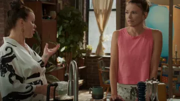 PJ Salvage Glamping Life Jammie Pant porté par Liza Miller (Sutton Foster) vu dans Younger (S07E01)