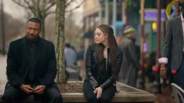 Blanc Noir Moto Jacket worn by Hope Mikaelson (Danielle Rose Russell) as seen in Legacies (S04E15)