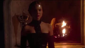 La robe corset portée au coin du feu par Padmé (Natalie Portman) dans le film Star Wars, épisode II - L'Attaque des clones