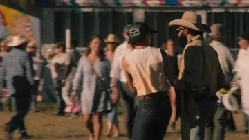 Kimes Ranch All Mesh Trucker Cap worn by Teeter (Jennifer Landon) as seen in Yellowstone (S05E07)