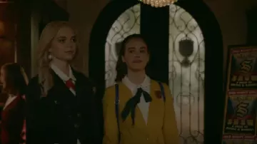 Ted Baker Alay­naa Top worn by Josie Saltzman (Kaylee Bryant) as seen in Legacies (S01E11)