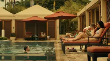 The Wretched of the Earth by Frantz Fanon book read by Paula (Brittany O'Grady) in The White Lotus (S01E03)