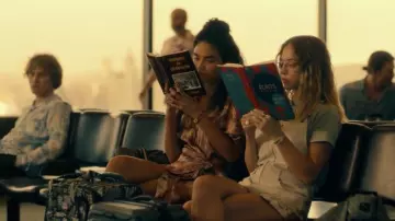 Discourse on Colonialism book by Aimé Césaire read by Paula (Brittany O'Grady) in The White Lotus (S01E06)