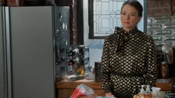 Celine Short Dress worn by Liza Miller (Sutton Foster) as seen in Younger (S07E06)