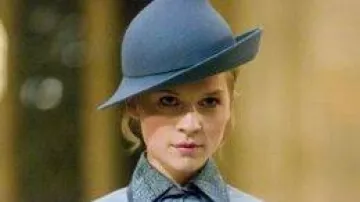 The French wizard's hat worn by Fleur Delacour (Clémence Poésy) in the film Harry Potter and the Goblet of Fire