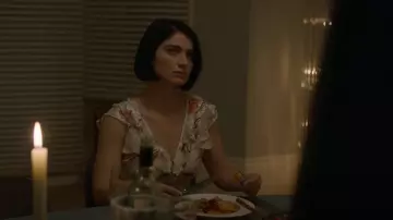 Marks and Spencer Orange Bra Cotton & Lace Full Cup Bra worn by Becka  Garvey (Eve Hewson) as seen in Bad Sisters (S01E08)