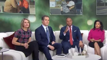 Draper James Georgia Plaid Sweater Dress porté par Dylan Dreyer comme vu dans Today on December 22, 2022