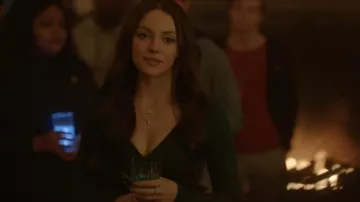 Saint Lola Gold Plated Pendant Necklace worn by Hope Mikaelson (Danielle Rose Russell) as seen in Legacies (S04E18)