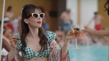 L.G.R. Twiga Sunglasses worn by Emily Cooper (Lily Collins) as seen in Emily in Paris (S03E05)