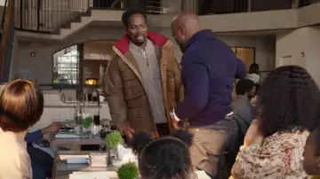 Tommy Hilfiger Men's Utility Jacket worn by Julian Murchison (Harold Perrineau) as seen in The Best Man: The Final Chapters (S01E01)