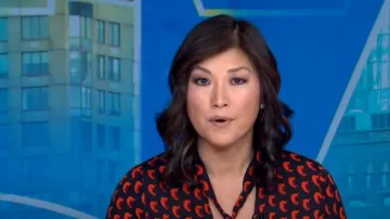 Diane von Furstenberg Esperanza Chemisier porté par Juju Chang vu dans Good Morning America le 23 décembre 2022