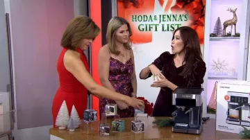 Saloni Penelope Silk Floral Midi-Dress worn by Hoda Kotb as seen in Today with Hoda & Jenna on  December 23, 2022