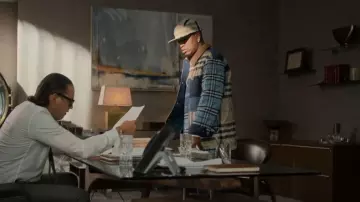 Burberry Henham Chaqueta a cuadros mixta usada por Sage Odom (Ne-Yo) como se ve en Step Up (S03E10)