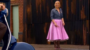 Agent Provocateur Jessica Peep Toe Escarpins portés par Rose Tyler (Billie Piper) comme on le voit dans Doctor Who (S02E07)