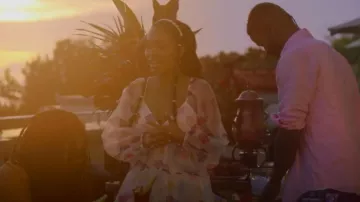 Staud Mini Meadow Babydoll Dress worn by Zoey Johnson (Yara Shahidi) as seen in grown-ish (S04E02)