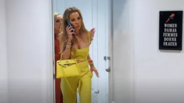 Monse Cutout Pantalon en mélange de laine porté par Marysol Patton vu dans The Real Housewives of Miami (S05E06)