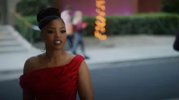 House of CB Lulu Dress worn by Jazz Forster (Chloe Bailey) as seen in grown-ish (S04E12)