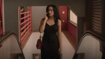 Staud Clay Dress worn by Zoya Lott (Whitney Peak) as seen in Gossip Girl (S02E06)