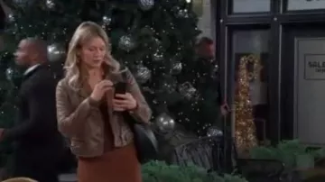 Helmut Lang Rib Long Sleeve Minidress worn by  Kristen DiMera(Stacy Haiduk) as seen in Days of Our Lives on December 29, 2022