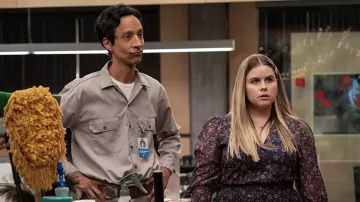 Floral Dress worn by Jo (Jessie Ennis) as seen in Mythic Quest TV show wardrobe (S03E08)