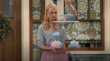 All Saints Kaylee Dress and Sweater worn by Gemma Johnson (Beth Behrs) as seen in The Neighborhood (S04E04)