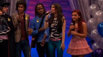 Pins and Needles Lace Cami. worn by Cat Valentine (Ariana Grande) as seen in Victorious (S04E04)
