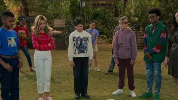 Zara Tigre Sweatshirt worn by Winnie (Shiloh Verrico) as seen in BUNK'D (S06E10)