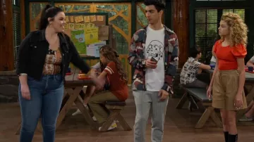 Topman Smart Pants usados por Parker Preston (Trevor Tordjman) como se ve en BUNK'D (S05E04)