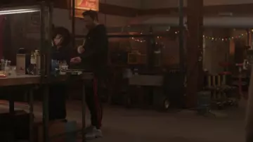 Adidas Originals 3-Stripes Firebird Sweatpants worn by Bob Goodwin (Jai Courtney) as seen in Kaleidoscope (S01E01)