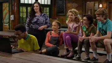 American Eagle Offline By Aerie Fleece Overalls worn by Ava King (Shelby Simmons) as seen in BUNK'D (S05E07)