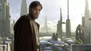 Le costume de Jedi à cape et capuche marrons porté par Obi-Wan Kenobi (Ewan McGregor) dans Star Wars, épisode III - La Revanche des Sith