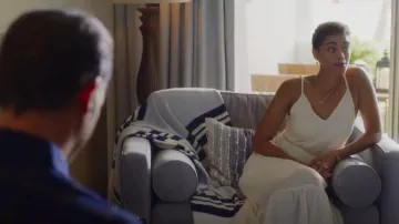 Maje Rolio Dress worn by Ruby Akuda (Kiara Barnes) as seen in Fantasy Island Wardrobe (Season 1 Episode 3)