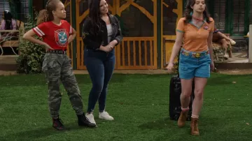 Dr. Martens 1460 Vonda Embroidered Bootie worn by Ava King (Shelby Simmons) as seen in BUNK'D (S05E19)