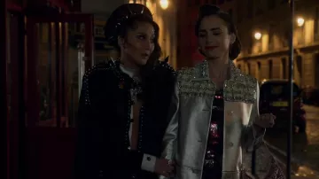 Patricia Field St. Marks Beret worn by Mindy Chen (Ashley Park) as seen in Emily in Paris (S02E01)
