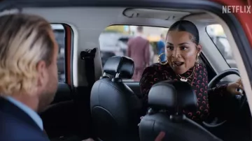 Marine Serre Printed jersey top worn by Amira (Lauren London) as seen in You People