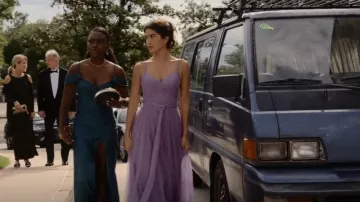 Marchesa Bridesmaids Tuscany Gown worn by Jess Valenzuela (Lisette Olivera) as seen in National Treasure: Edge of History (S01E05)