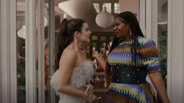 Rahyma Kerris Purple High-Low Dress worn by Det. Kelly Duff (Adrienne C. Moore) as seen in Pretty Hard Cases (S03E01)