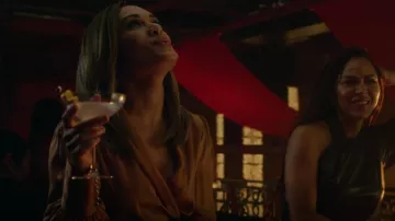 Zimmermann Silk Wrap Dress usado por Quinn Joseph (Grace Gealey) como se ve en Harlem (S01E02)