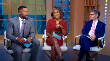 The Fold Waverley Dress worn by Robin Roberts as seen in Good Morning America on January 5, 2023