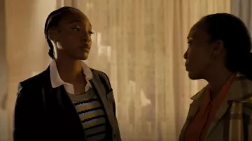 Teoría Leenda Suéter usado por Faith (Iantha Richardson) como se ve en Will Trent (S01E01)