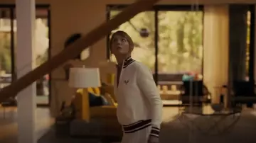 Tory Burch Tech Tennis Jacket worn by Abigail Campano (Jennifer Morrison) as seen in Will Trent (S01E01)