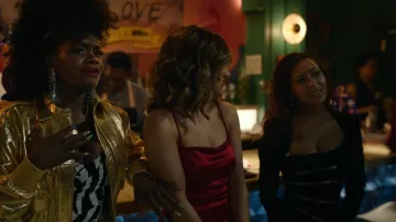 Alexander Wang Zipper Mini Robe portée par Camille Parks (Meagan Good) vue à Harlem (S01E04)