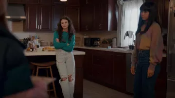 Wilfred Free Cosmic Sweater worn by Norah (Chelsea Clark) as seen in Ginny & Georgia (S02E01)