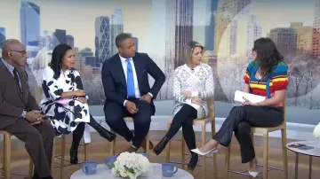 Thakoon Collective Fair Isle Sweater Dress porté par Dylan Dreyer comme vu dans Today on January 9, 2023