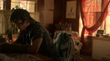 Quiksilver Fluid Geometric Short Sleeve Shirt worn by John B Routledge (Chase Stokes) as seen in Outer Banks (S01E08)